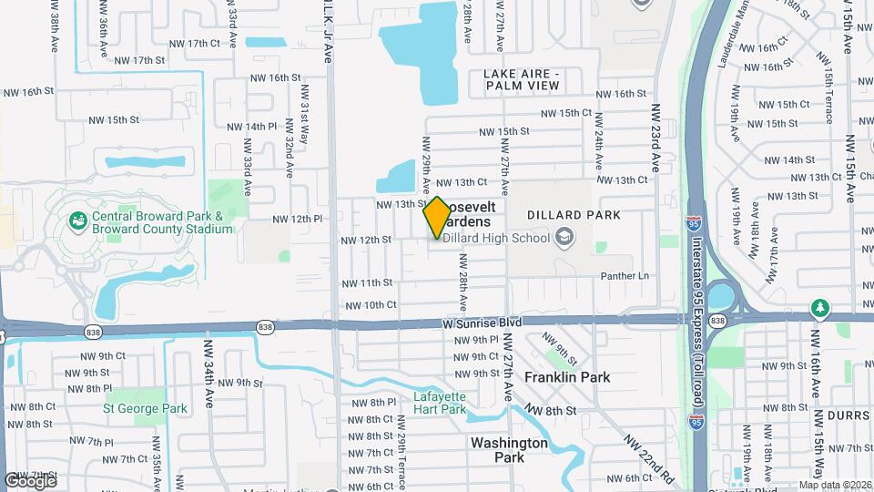 2881 NW 11th Pl Map and Location Details