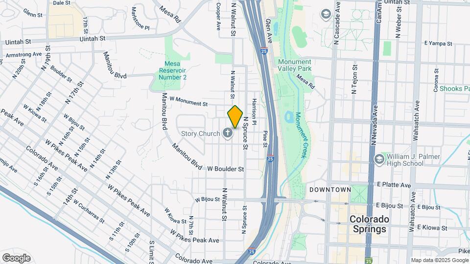 523 N Walnut St, Unit B Map and Location Details