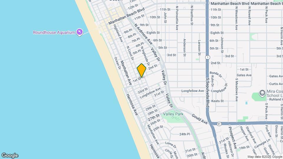 316 1st St, Unit 316 half Map and Location Details