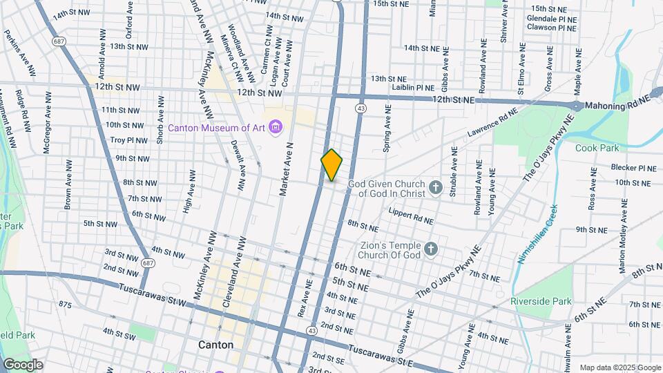 315 9th St NE Map and Location Details