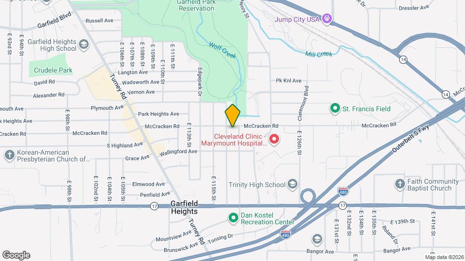 11712 McCracken Rd Map and Location Details