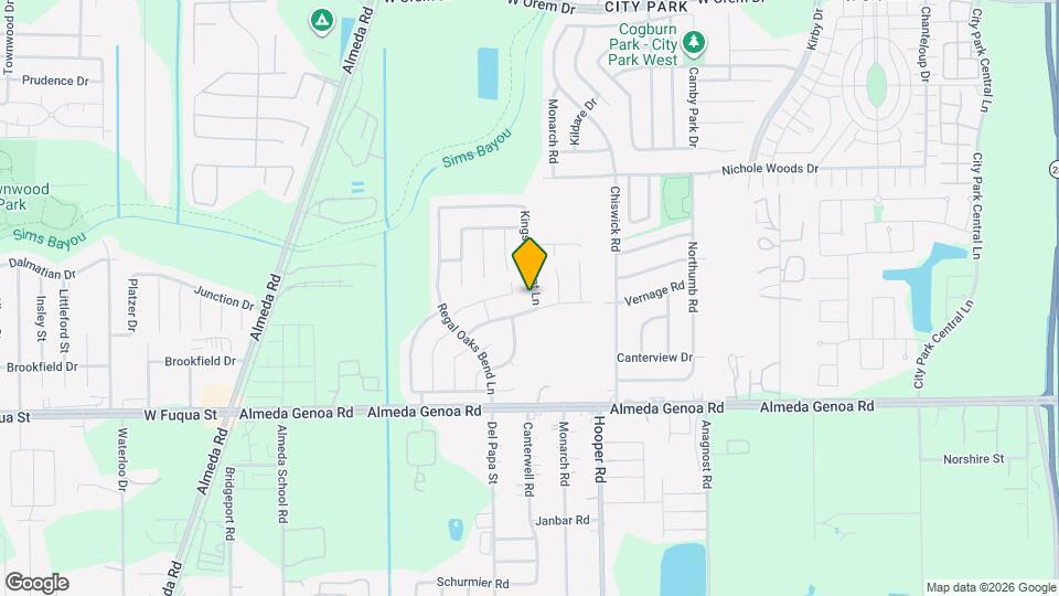 13118 Kingston Point Ln Mapa y Detalles de la Ubicación