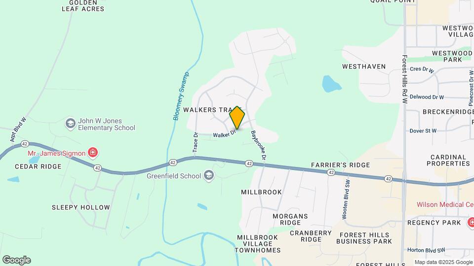 3405 Walker Dr Map and Location Details