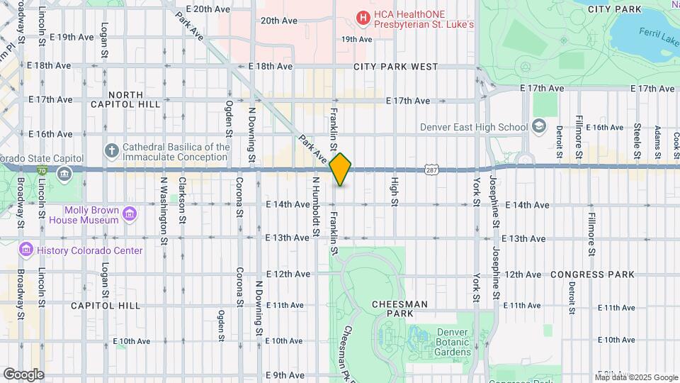 1430 Franklin St Map and Location Details