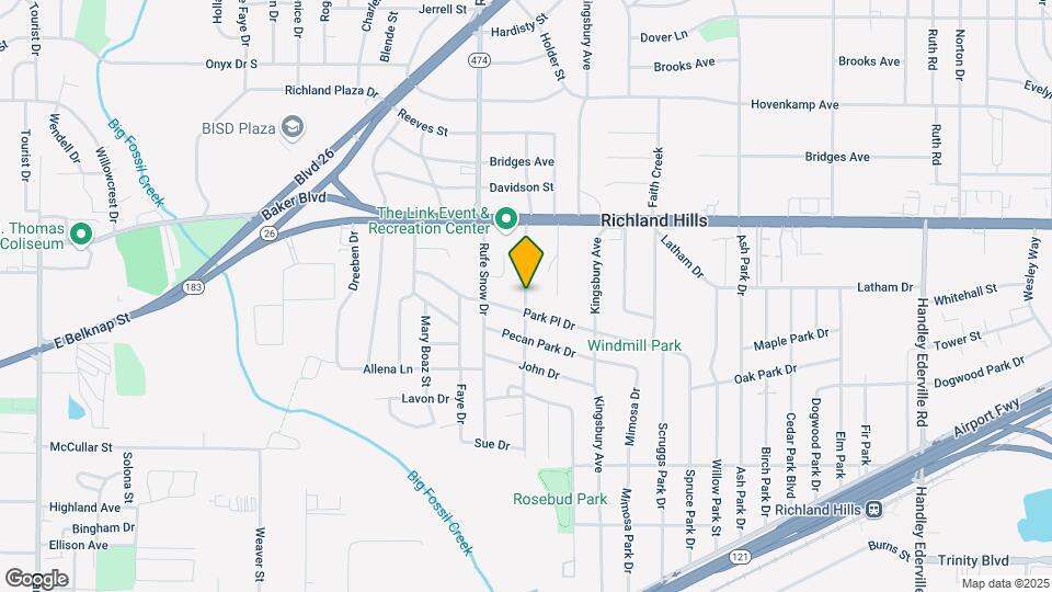 3218 Matthews Dr Map and Location Details