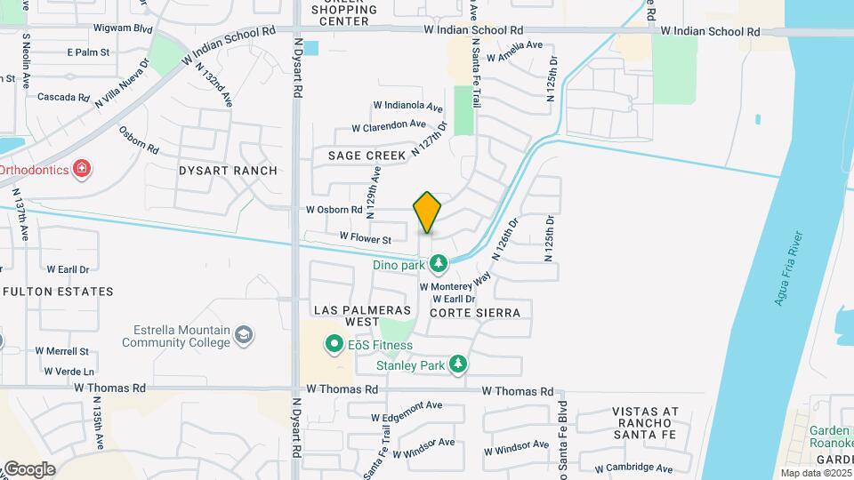 3218 N 127th Ln Map and Location Details