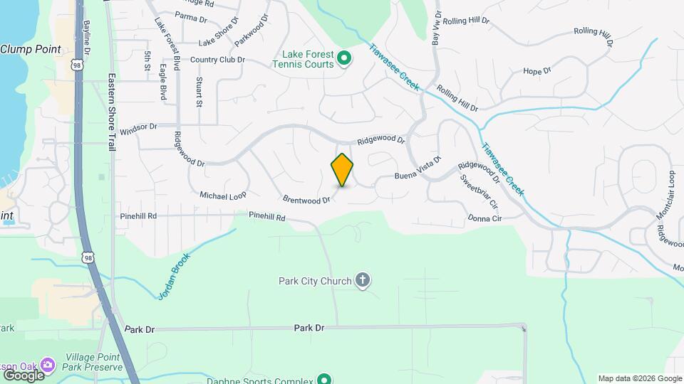 154 Brentwood Dr Map and Location Details