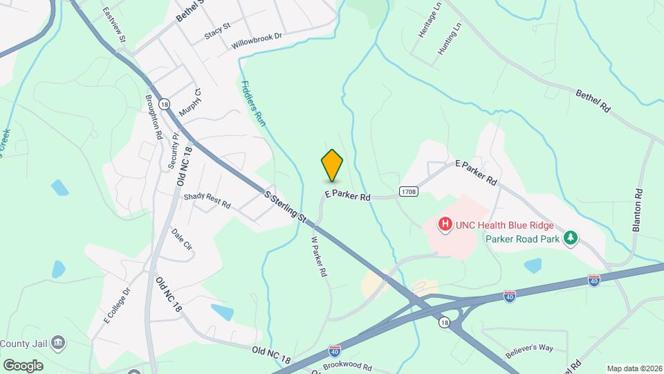 115 E Parker Rd Map and Location Details