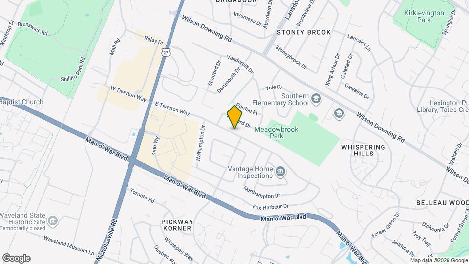 211 E Tiverton Way Map and Location Details