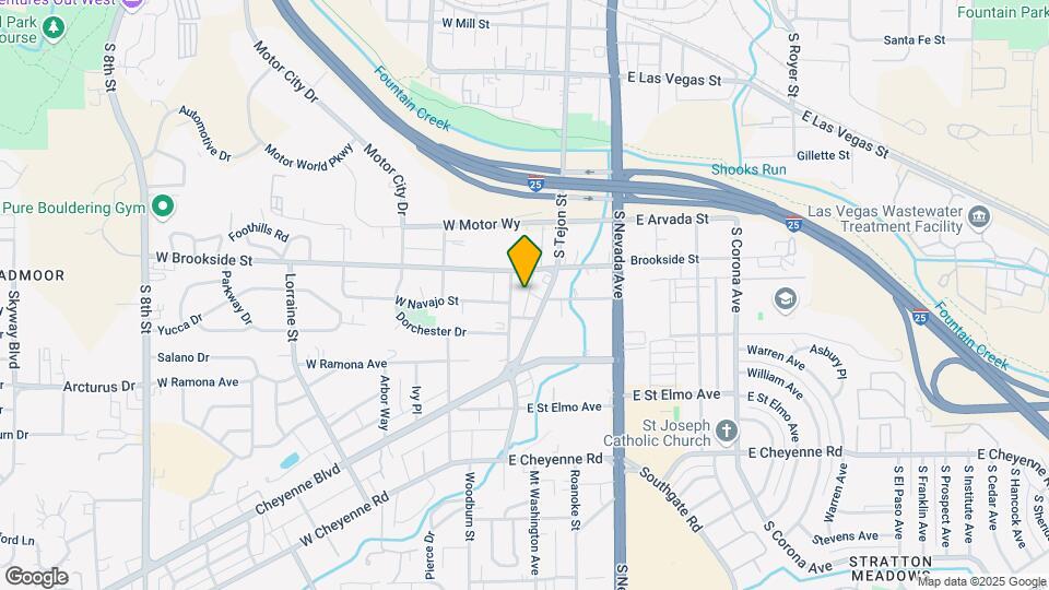 1519 S Cascade Ave Map and Location Details