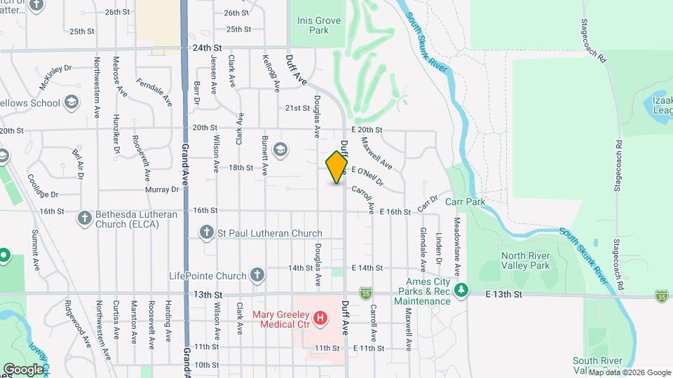 1707 Duff Ave Map and Location Details