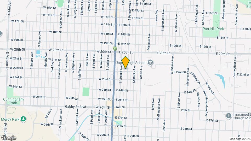 2130 S Pennsylvania Ave Map and Location Details