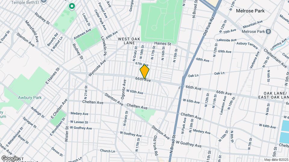 6559 N Bouvier St Map and Location Details