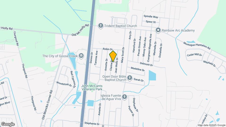 424 Clarine Dr Map and Location Details