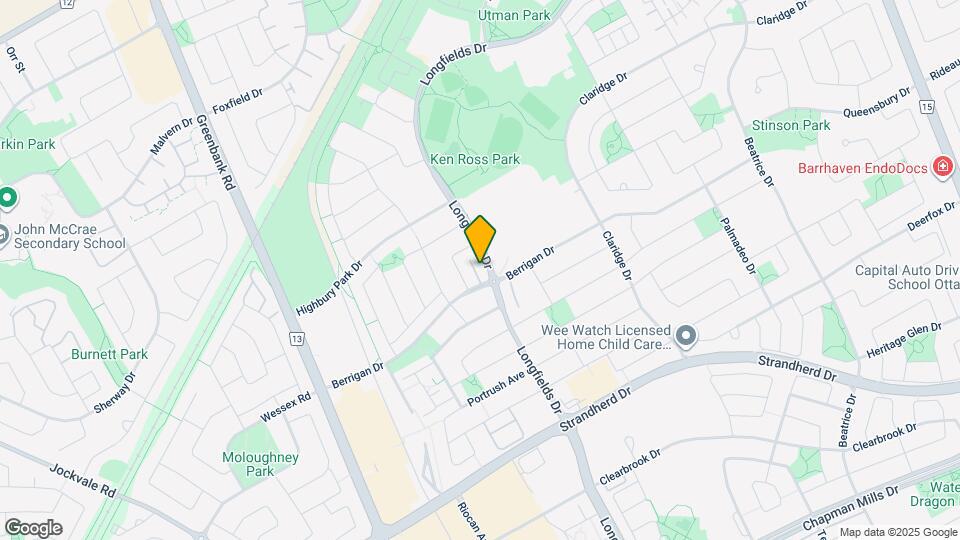 813 Longfields Dr Map and Location Details