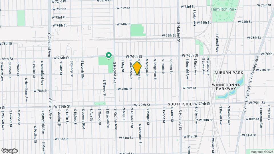 7712 S Carpenter St, Unit 2 Map and Location Details