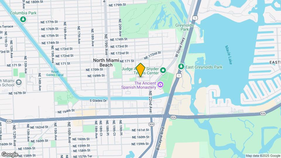 2121 NE 168th St Map and Location Details
