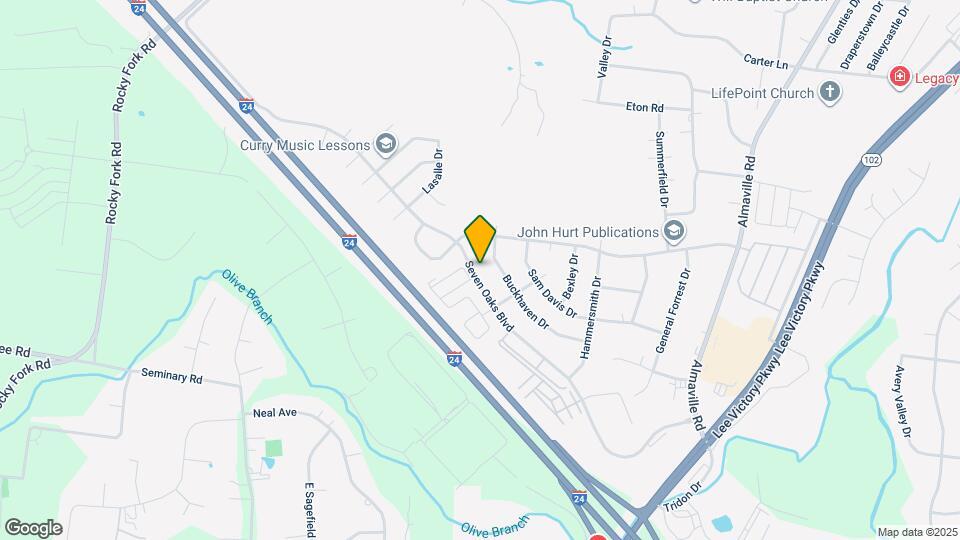 1012 7 Oaks Blvd Mapa y Detalles de la Ubicación