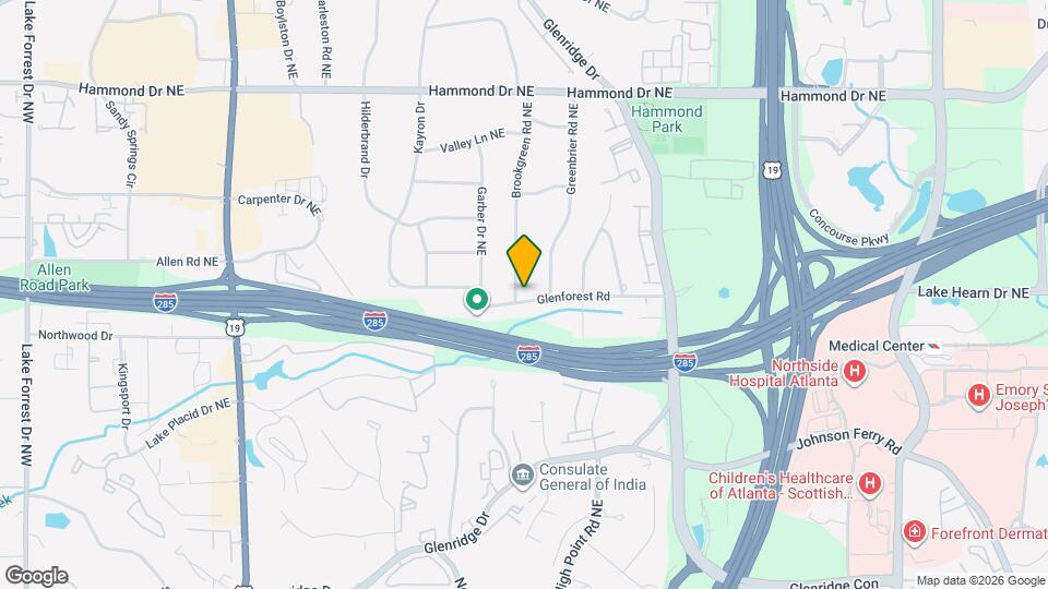 600 Glenforest Rd Map and Location Details