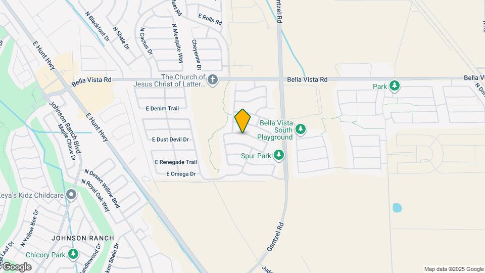 1747 E Desert Rose Trail Mapa y Detalles de la Ubicación
