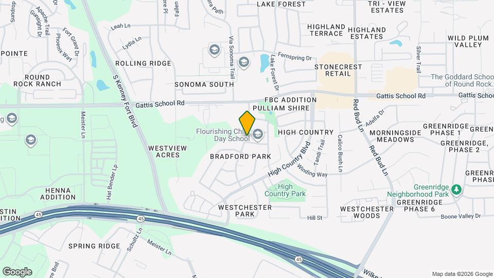 2801 Adelen Ln Mapa y Detalles de la Ubicación