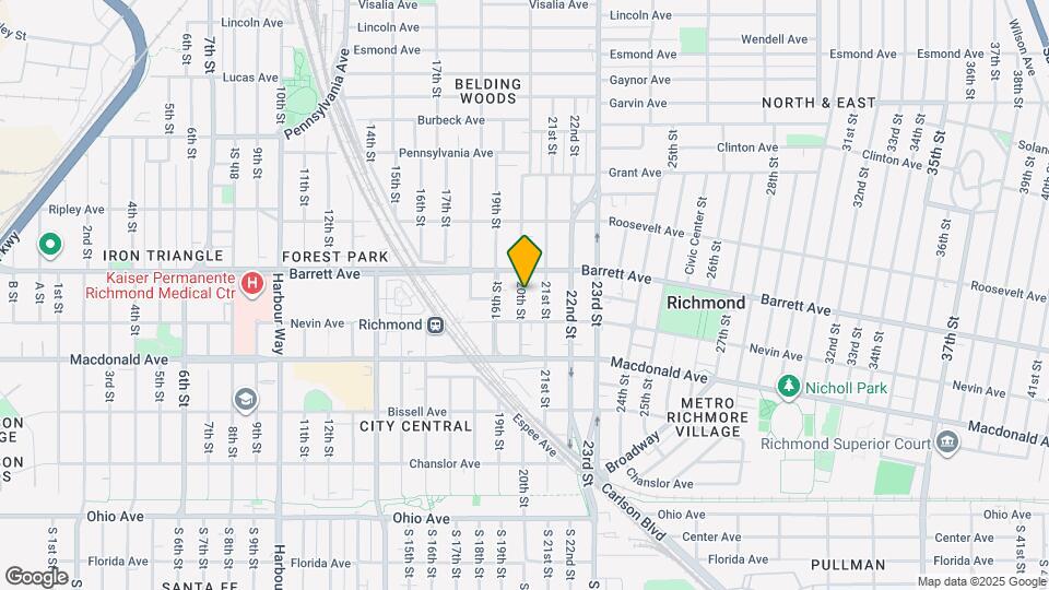 444-448 20th St Map and Location Details