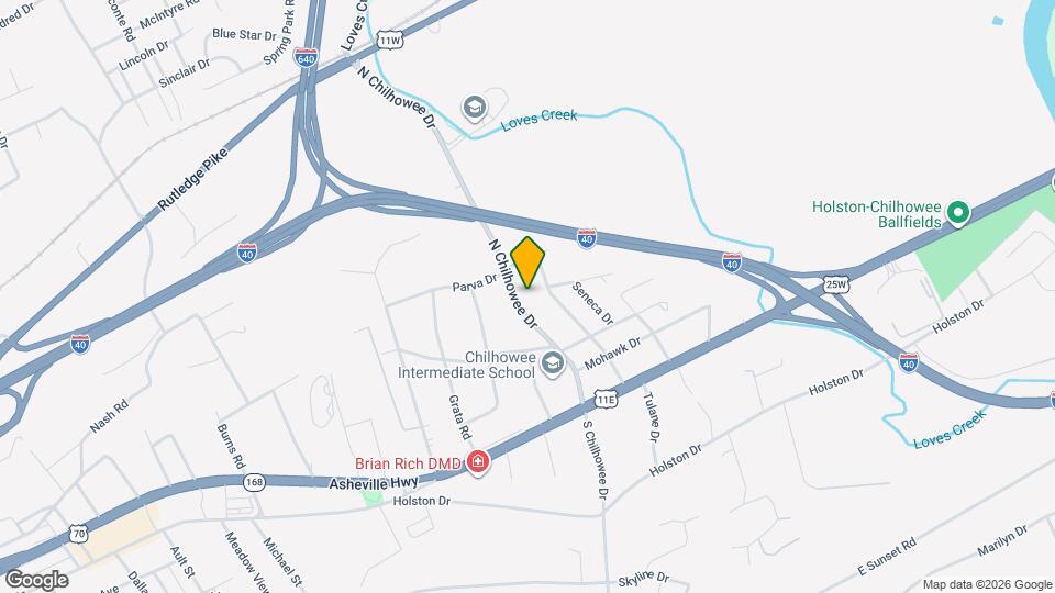 312 N Chilhowee Dr Map and Location Details