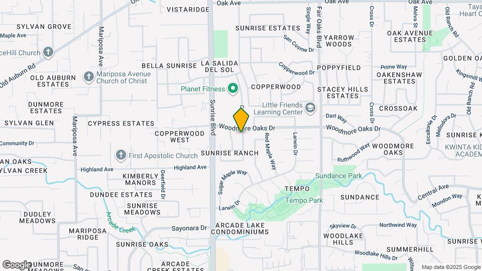 6933 Trovita Way Map and Location Details