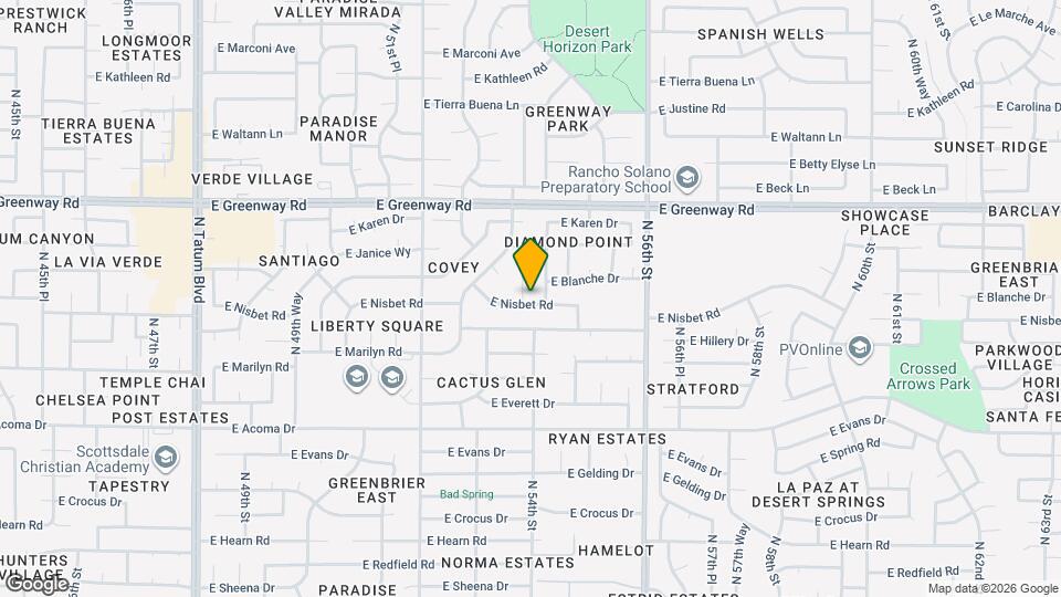 15015 N 54th St Map and Location Details