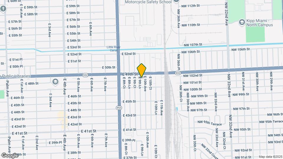 4821 E 9th Ln-Unit -4821 Map and Location Details
