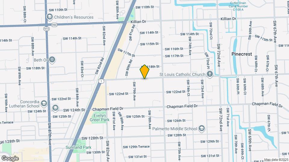 7830 SW 120th St Map and Location Details