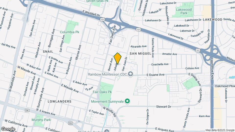 662 Johanna Ave Map and Location Details
