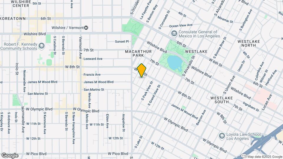 827 S Carondelet St Map and Location Details