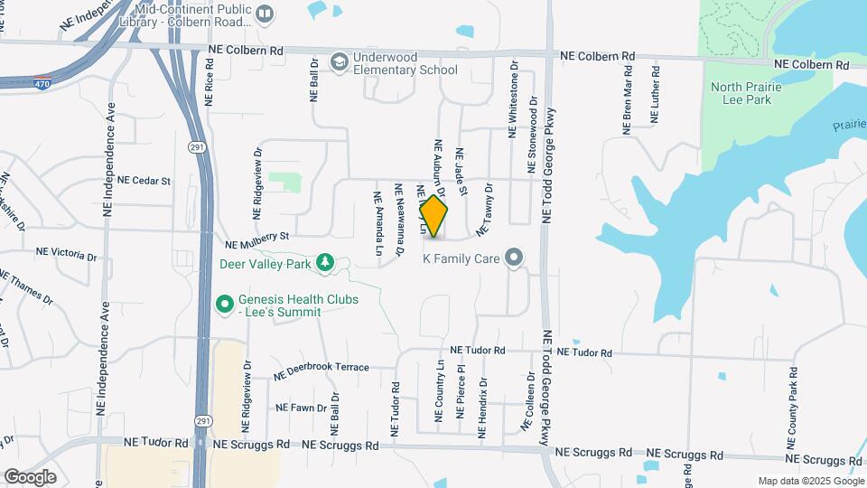 1405 NE Tawny Dr Map and Location Details