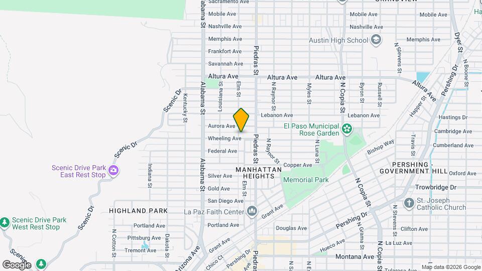 2801 Wheeling Ave Map and Location Details