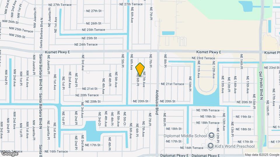 2119 NE 6th Pl Map and Location Details