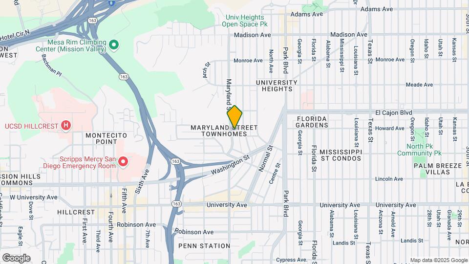 4205 Maryland St, Unit Sm Bungalow Map and Location Details