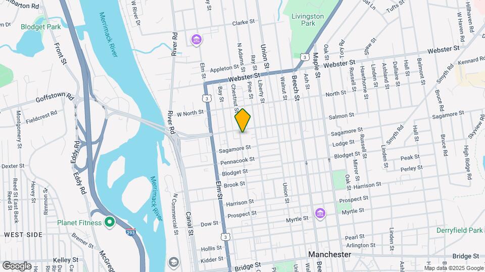 699 Chestnut St Map and Location Details