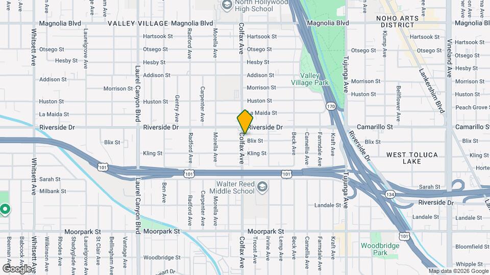 11653 Blix St Map and Location Details