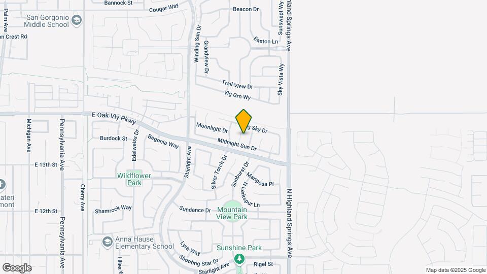 1436 White Cloud Ln Map and Location Details