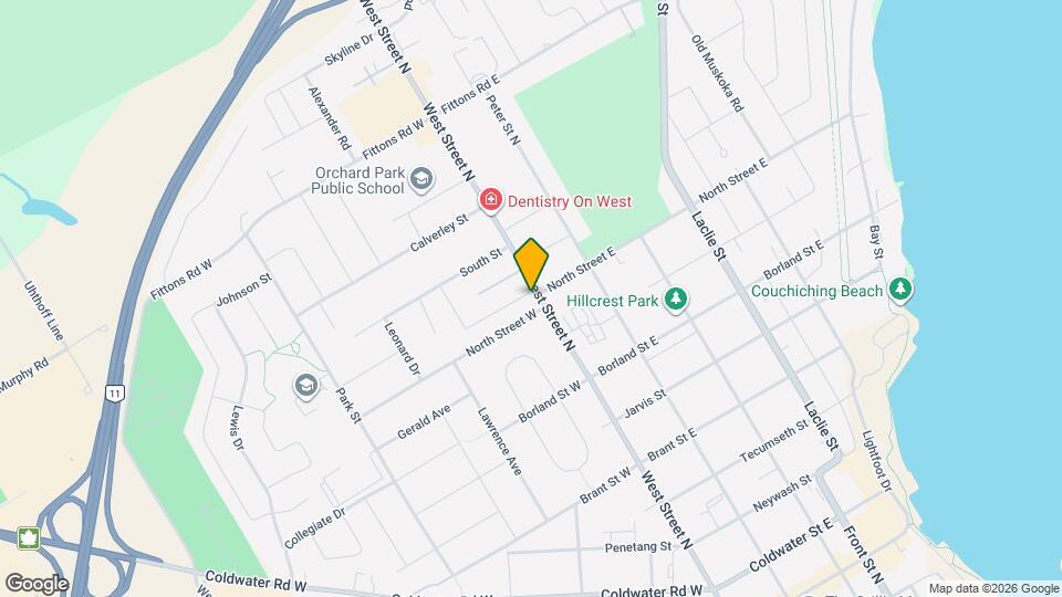 301 West Street N Map and Location Details