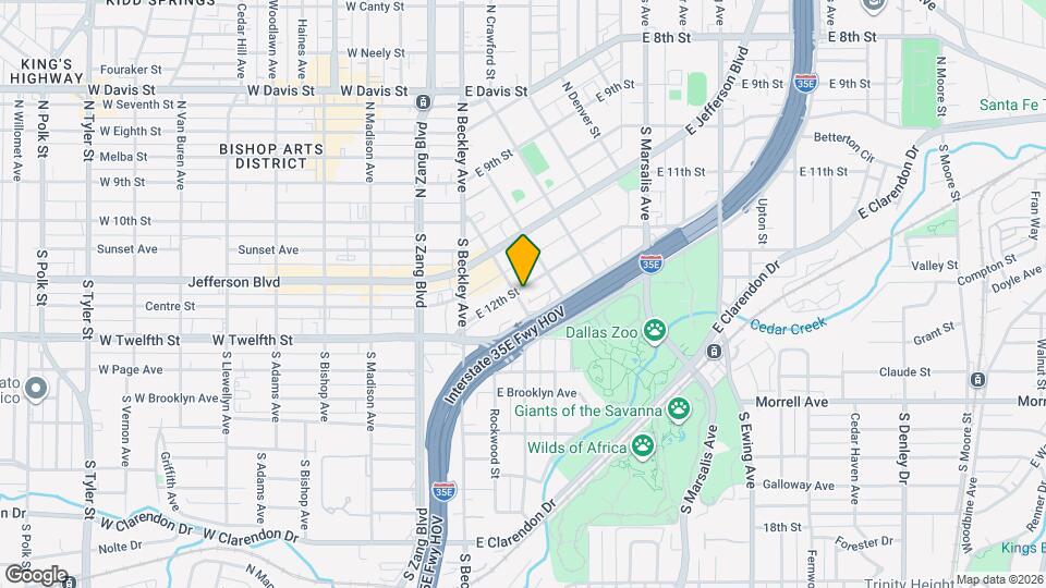 200 E 12th St Map and Location Details