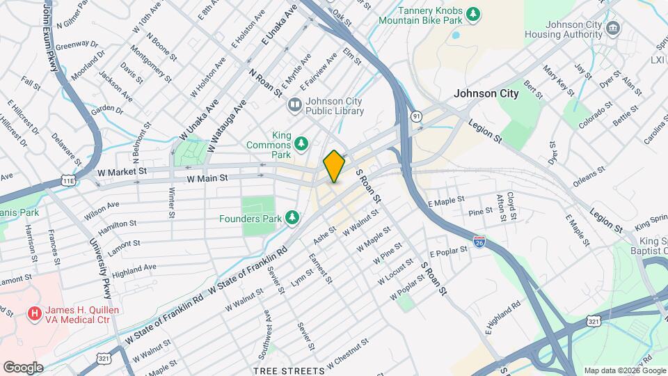 117 Spring St Map and Location Details