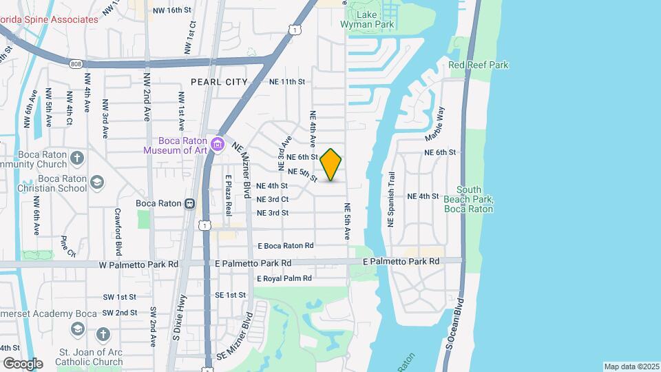 454 NE 5th St Map and Location Details
