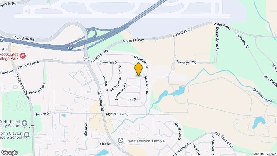 1198 Stoneham Ct Mapa y Detalles de la Ubicación