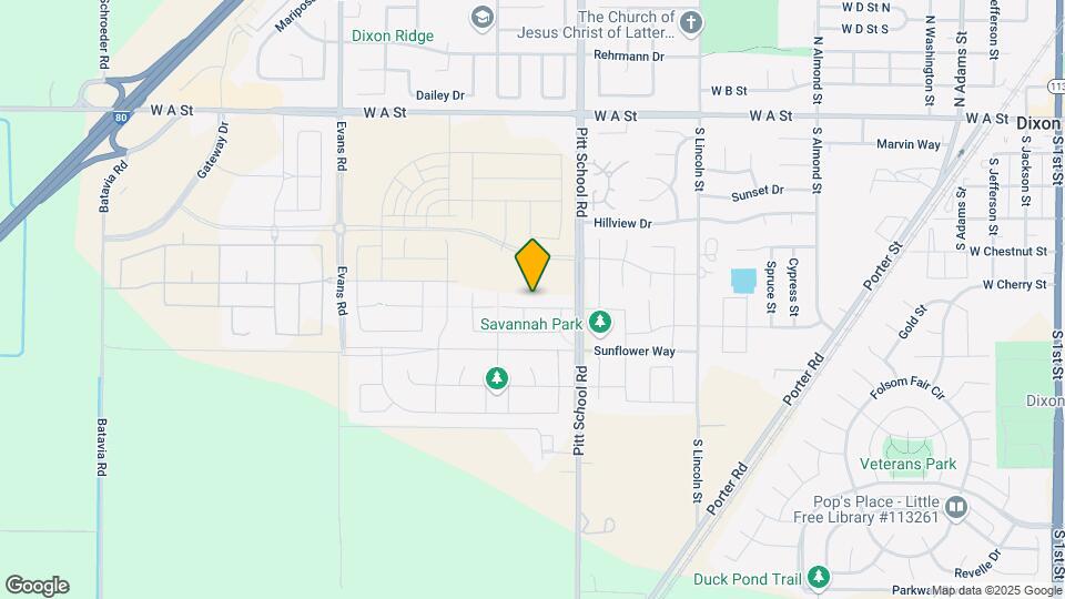 1470 Goldfield Ln Map and Location Details