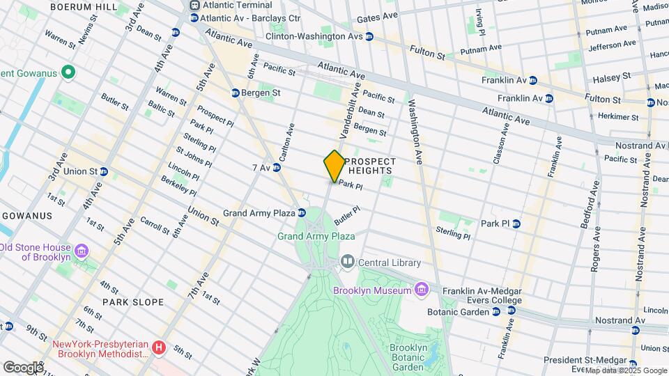 677 Vanderbilt Ave Map and Location Details