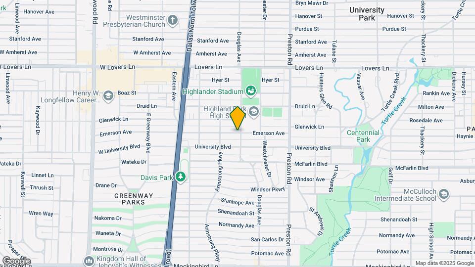 4303 Emerson Ave Mapa y Detalles de la Ubicación