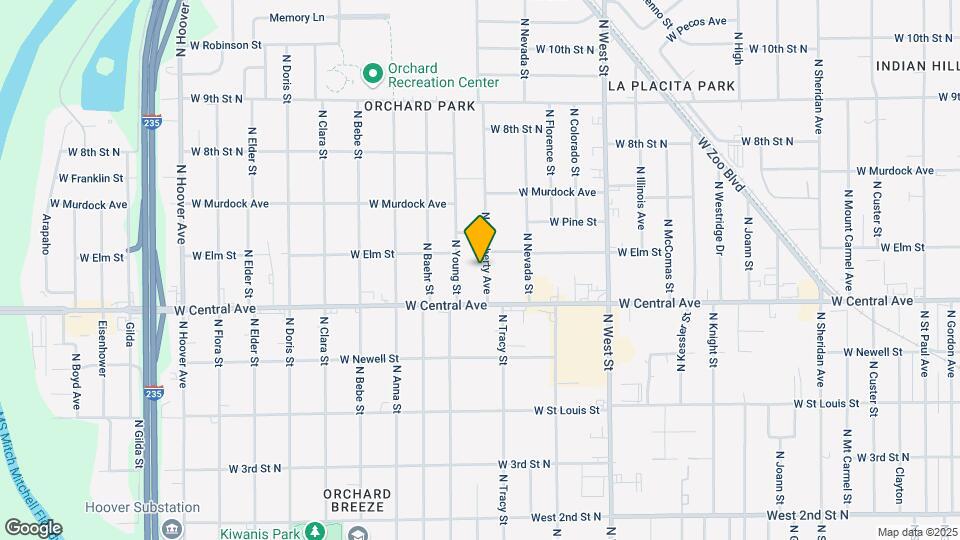 719 N Dougherty Ave Map and Location Details
