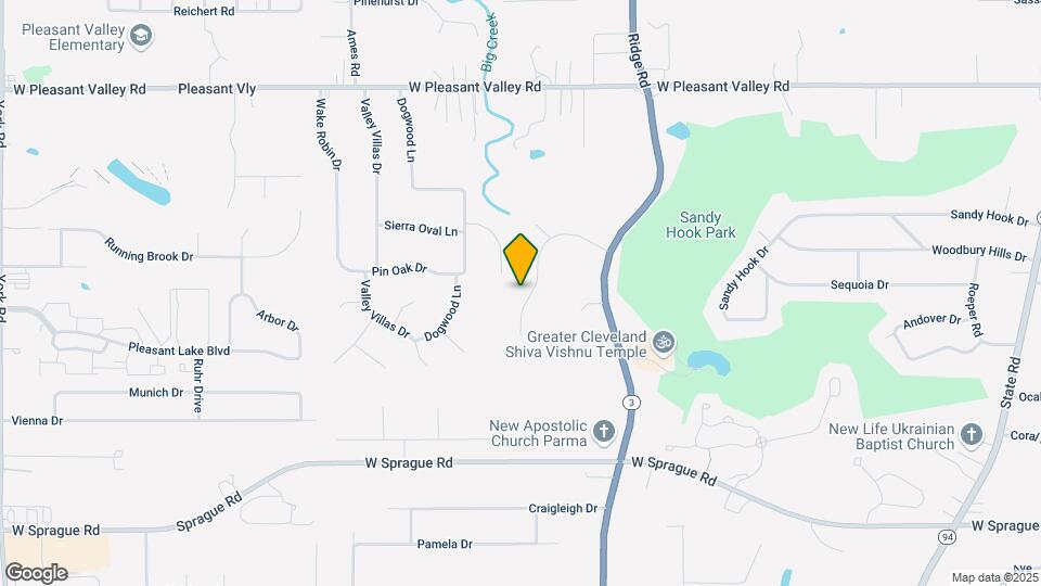 7658 Hidden Valley Ln Map and Location Details